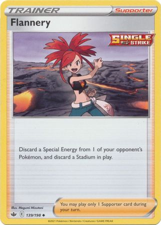 Flannery 139 198 Uncommon Sword Shield Chilling Reign Singles Flannery 139 198 Uncommon Sword Shield Chilling Reign Singles
