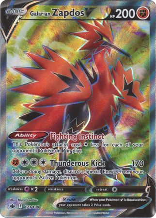 Pokémon - 1 Card - Galarian Zapdos V - Catawiki