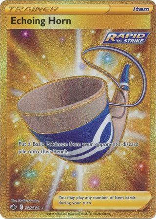Echoing Horn 225 198 Secret Rare Sword Shield Chilling Reign Singles Echoing Horn 225 198 Secret Rare Sword Shield Chilling Reign Singles
