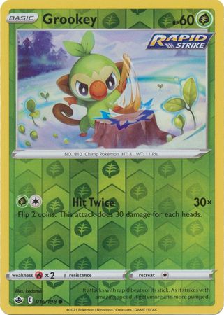 Grookey 16 198 Common Reverse Holo Grookey 16 198 Common Reverse Holo