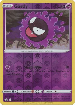 Gastly 055 198 Common Reverse Holo Sword Shield Chilling Reign Reverse Holo Singles Gastly 055 198 Common Reverse Holo Sword Shield Chilling Reign Reverse Holo Singles