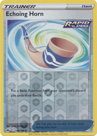 Echoing Horn 136 198 Uncommon Reverse Holo Echoing Horn 136 198 Uncommon Reverse Holo