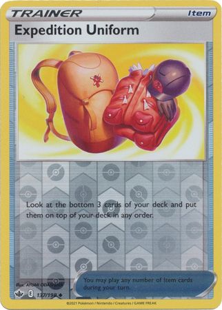 MINT Pokemon EXPEDITION UNIFORM 137//198 Chilling Reign Rev Holo