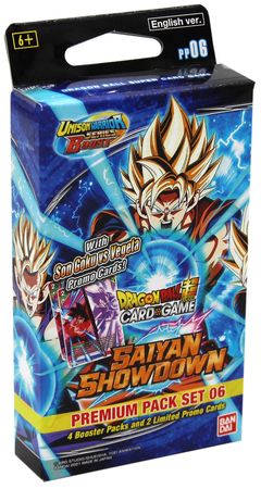 Dragon Ball Super UW Series 6 Saiyan Showdown Premium Pack Bandai Dragon Ball Super Sealed Product Dragon Ball Super UW Series 6 Saiyan Showdown Premium Pack Bandai Dragon Ball Super Sealed Product