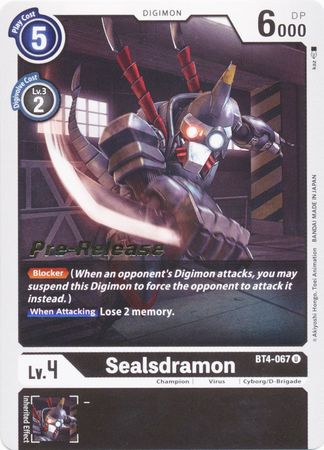 Sealsdramon - All Digimon Promos - Digimon | TrollAndToad