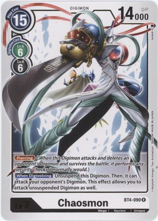 Chaosmon BT4 090 Rare Chaosmon BT4 090 Rare
