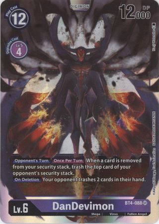 DanDevimon BT4 088 Super Rare DanDevimon BT4 088 Super Rare