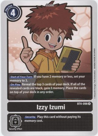 Izzy Izumi BT4 096 Rare BT04 Singles Izzy Izumi BT4 096 Rare BT04 Singles