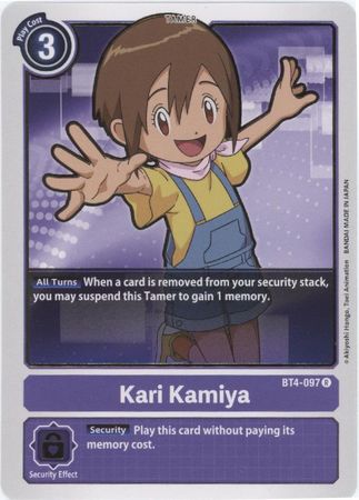 Kari Kamiya BT4 097 Rare Great Legend BT04 Singles Kari Kamiya BT4 097 Rare Great Legend BT04 Singles