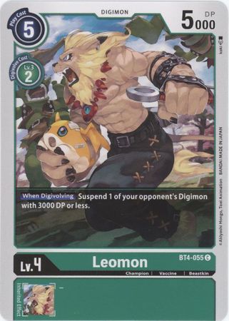 Leomon BT4 055 Common Leomon BT4 055 Common