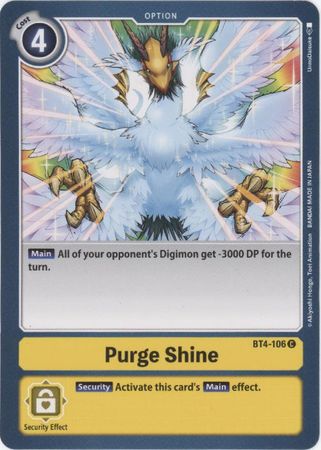 Purge Shine BT4 106 Common Great Legend BT04 Singles Purge Shine BT4 106 Common Great Legend BT04 Singles
