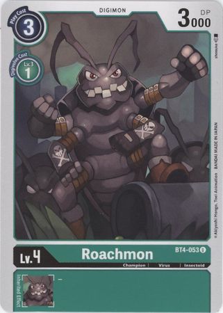 Roachmon BT4 053 Uncommon BT04 Singles Roachmon BT4 053 Uncommon BT04 Singles