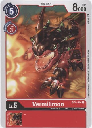Vermilimon BT4 014 Common Great Legend BT04 Singles Vermilimon BT4 014 Common Great Legend BT04 Singles