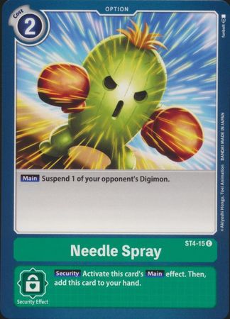 Needle Spray ST4 15 Common Starter Deck 04 Giga Green Singles Needle Spray ST4 15 Common Starter Deck 04 Giga Green Singles