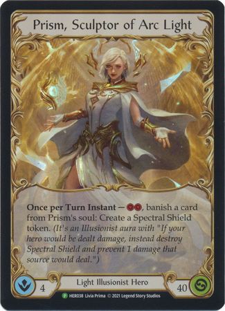 Prism Sculptor of Arc Light HER038 P Rainbow Foil Promo Prism Sculptor of Arc Light HER038 P Rainbow Foil Promo