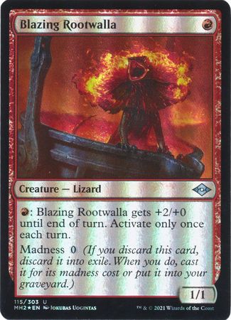 Blazing Rootwalla 115 303 Foil Modern Horizons 2 Foil Singles Blazing Rootwalla 115 303 Foil Modern Horizons 2 Foil Singles