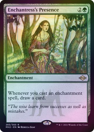 Enchantress s Presence 283 303 Foil Modern Horizons 2 Foil Singles Enchantress s Presence 283 303 Foil Modern Horizons 2 Foil Singles