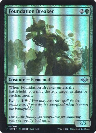 Foundation Breaker 160 303 Foil Modern Horizons 2 Foil Singles Foundation Breaker 160 303 Foil Modern Horizons 2 Foil Singles