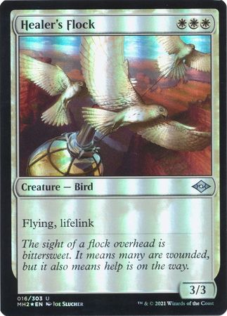 Healer s Flock 016 303 Foil Modern Horizons 2 Foil Singles Healer s Flock 016 303 Foil Modern Horizons 2 Foil Singles