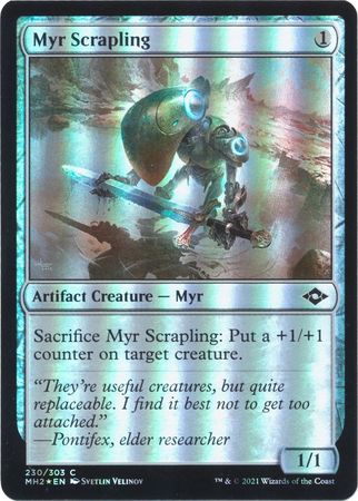 Myr Scrapling 230 303 Foil Modern Horizons 2 Foil Singles Myr Scrapling 230 303 Foil Modern Horizons 2 Foil Singles