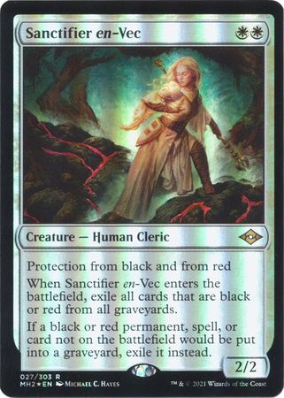 Sanctifier en Vec 027 303 Foil Modern Horizons 2 Foil Singles Sanctifier en Vec 027 303 Foil Modern Horizons 2 Foil Singles