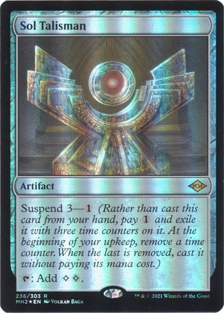 Sol Talisman 236 303 Foil Modern Horizons 2 Foil Singles Sol Talisman 236 303 Foil Modern Horizons 2 Foil Singles