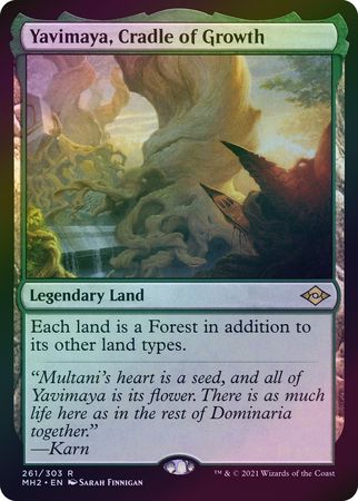 Yavimaya Cradle of Growth 261 303 Foil Modern Horizons 2 Foil Singles Yavimaya Cradle of Growth 261 303 Foil Modern Horizons 2 Foil Singles