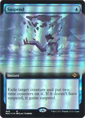 Suspend 448 Extended Art Foil Modern Horizons 2 Collector Booster Foil Singles Suspend 448 Extended Art Foil Modern Horizons 2 Collector Booster Foil Singles