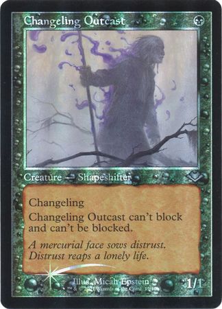 Changeling Outcast 12 40 Showcase Retro Frame Foil Changeling Outcast 12 40 Showcase Retro Frame Foil
