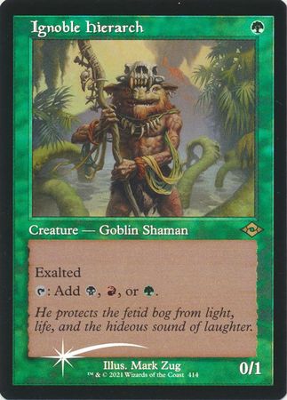 Ignoble Hierarch 414 Showcase Retro Frame Foil Ignoble Hierarch 414 Showcase Retro Frame Foil