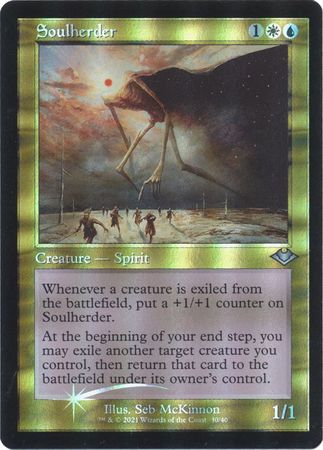 Soulherder 30 40 Showcase Retro Frame Foil Modern Horizons 2 Collector Booster Foil Singles Soulherder 30 40 Showcase Retro Frame Foil Modern Horizons 2 Collector Booster Foil Singles