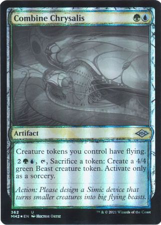 Combine Chrysalis 362 Showcase Sketch Foil Modern Horizons 2 Collector Booster Foil Singles Combine Chrysalis 362 Showcase Sketch Foil Modern Horizons 2 Collector Booster Foil Singles