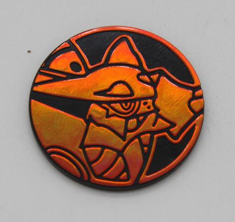 Pokemon Volcanion Collectible Coin (Red Pixel Holofoil)