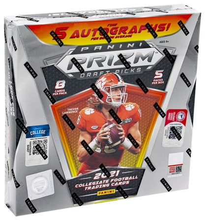 2021 Panini Prizm Draft Picks College Football Hobby Box Panini 96876 Football Trading Card Sealed Product 2021 Panini Prizm Draft Picks College Football Hobby Box Panini 96876 Football Trading Card Sealed Product