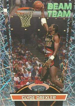Clyde Drexler 1992 93 Stadium Club Beam Team 4 Topps Clyde Drexler 1992 93 Stadium Club Beam Team 4 Topps