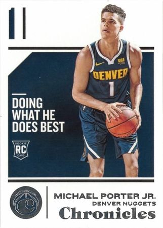 Michael Porter Jr 2018 19 Chronicles Base 73 Rookie Panini 2018 19 Panini Chronicles Base Michael Porter Jr 2018 19 Chronicles Base 73 Rookie Panini 2018 19 Panini Chronicles Base