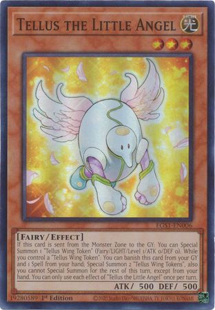 Tellus the Little Angel EGS1 EN006 Super Rare 1st Edition Egyptian God Deck Silfer the Sky Dragon 1st Edition Singles Tellus the Little Angel EGS1 EN006 Super Rare 1st Edition Egyptian God Deck Silfer the Sky Dragon 1st Edition Singles