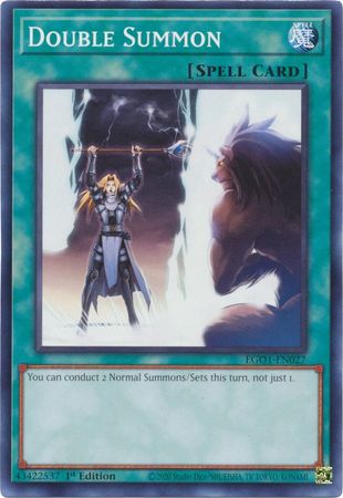 Double Summon EGO1 EN027 Common 1st Edition Egyptian God Deck Obelisk the Tormentor 1st Edition Singles Double Summon EGO1 EN027 Common 1st Edition Egyptian God Deck Obelisk the Tormentor 1st Edition Singles