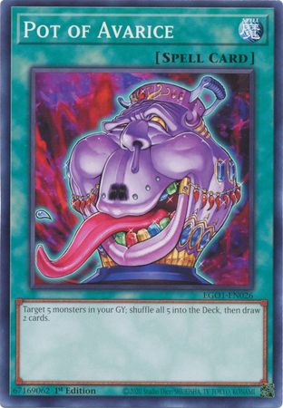 Pot of Avarice EGO1 EN026 Common 1st Edition Egyptian God Deck Obelisk the Tormentor 1st Edition Singles Pot of Avarice EGO1 EN026 Common 1st Edition Egyptian God Deck Obelisk the Tormentor 1st Edition Singles