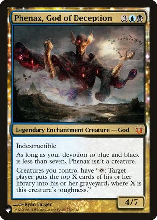 Phenax God of Deception The List The List Singles Phenax God of Deception The List The List Singles