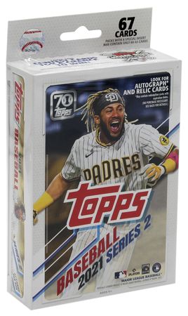 2021 Topps Baseball Series 2 Hanger Box Topps 09968 Baseball Trading Card Sealed Product 2021 Topps Baseball Series 2 Hanger Box Topps 09968 Baseball Trading Card Sealed Product