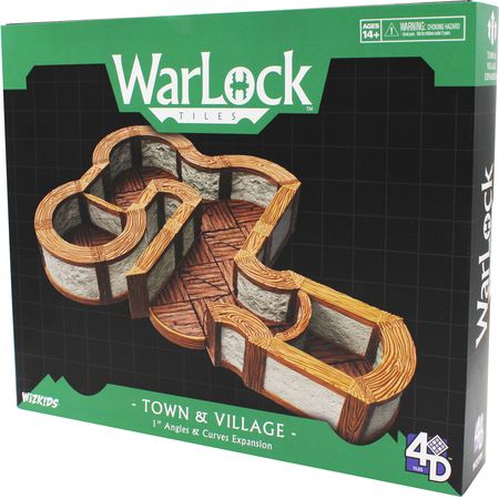 WarLock Tiles Town Village 1 in Angles Curves Expansion WZK16532 Dungeons Dragons WarLock Tiles Town Village 1 in Angles Curves Expansion WZK16532 Dungeons Dragons