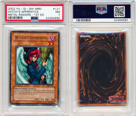 Witch s Apprentice MRD 121 PSA 7 NM Rare 1st Edition 4690 PSA Graded Yugioh Cards Witch s Apprentice MRD 121 PSA 7 NM Rare 1st Edition 4690 PSA Graded Yugioh Cards