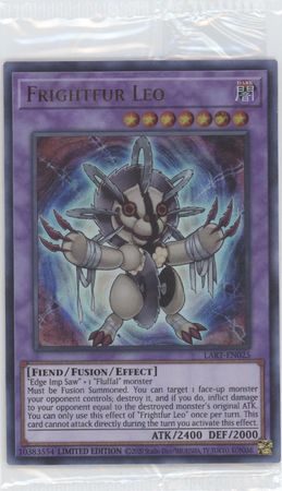 Frightfur Leo LART EN025 Ultra Rare Limited Edition Sealed The Lost Art Promotion Frightfur Leo LART EN025 Ultra Rare Limited Edition Sealed The Lost Art Promotion