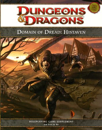 Domain of Dread Histaven softcover supplement D D 4th Edition RPG Dungeons Dragons 4th Edition Domain of Dread Histaven softcover supplement D D 4th Edition RPG Dungeons Dragons 4th Edition