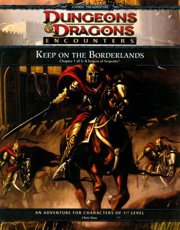 Keep on the Borderlands Chapter 1 A Season of Serpents Softcover D D 4th Edition Dungeons Dragons 4th Edition Keep on the Borderlands Chapter 1 A Season of Serpents Softcover D D 4th Edition Dungeons Dragons 4th Edition