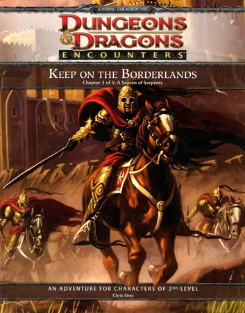 Keep on the Borderlands Chapter 3 A Season of Serpents Softcover D D 4th Edition Dungeons Dragons 4th Edition Keep on the Borderlands Chapter 3 A Season of Serpents Softcover D D 4th Edition Dungeons Dragons 4th Edition