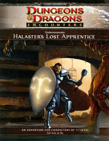 Undermountain: Halaster's Lost Apprentice softcover promo adventure (D