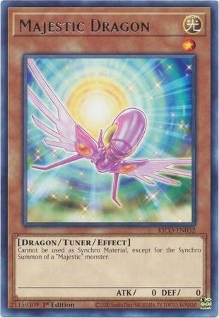 Majestic Dragon KICO EN032 Rare 1st Edition Majestic Dragon KICO EN032 Rare 1st Edition