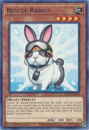 Rescue Rabbit KICO EN034 Rare 1st Edition Rescue Rabbit KICO EN034 Rare 1st Edition